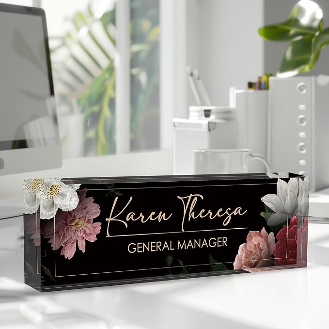 Custom Office Name Plate, Personalized Gifts - Image 2