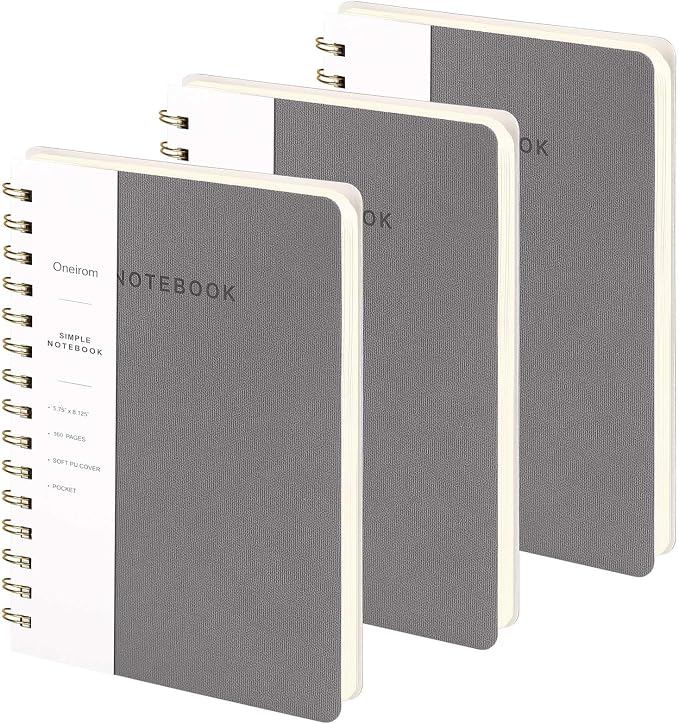Spiral Notebook-5.75" x 8.125" College Ruled Journal by Oneirom