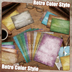 TaoBary 160 Pcs Stationery Paper Set 50 Double Sided Stationery Papers - Image 2