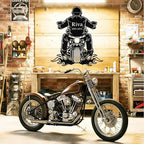 Custom Motorcycle Metal Signs Personalized Biker Name Sign Custom Garage Decor - Image 2