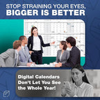 Large Dry Erase Calendar for Wall, Reusable - Image 7