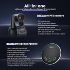 TONGVEO HDMI 20X Optical Zoom PTZ Conference Room Camera System, 1080P 60fps - Image 5