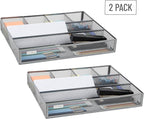 Mind Reader Drawer Organizer, Desk Org, Utensil Organizer, Metal Mesh - Image 7