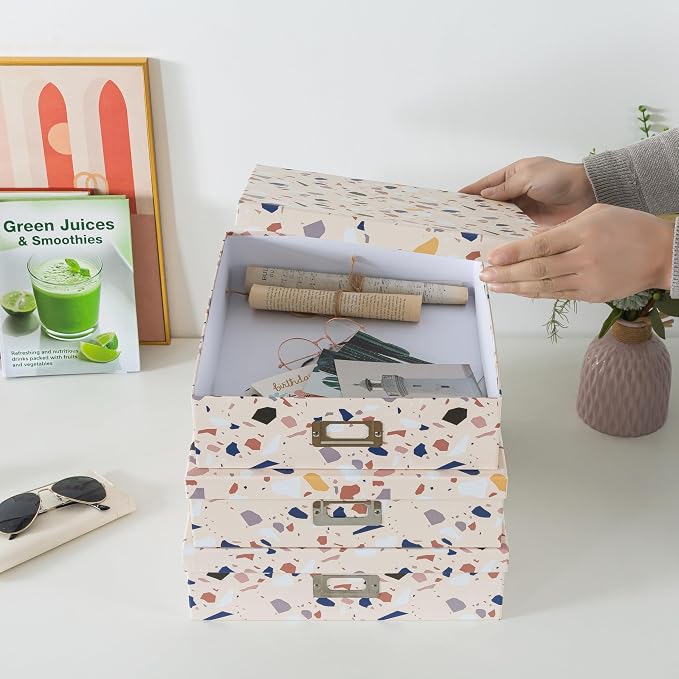 Soul & Lane Decorative Cardboard Storage Boxes - Image 2