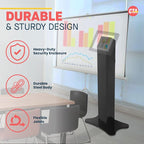 CTA Digital Kiosk with Printer Shelf VESA Compatible Floor Stand Kiosk with - Image 6