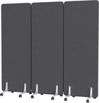 MORDEER 70.8" W x 63" H Freestanding Partition Room Dividers, Acoustic Panels by MORDEER