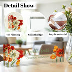 Personalized Name Plate for Desk, Custom Acrylic Desk Name Sign, Office - Image 2