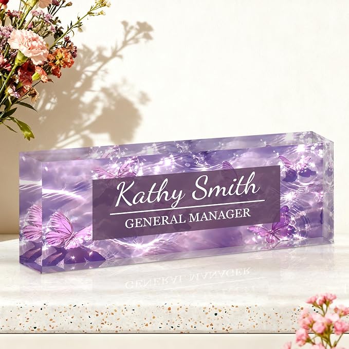 Ship Next Day-Custom Name Plate by Unknown