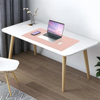 AFIING Dual-Sided Desk Pad, Natural Cork & PU Leather, Desk Mat Protector - Image 6