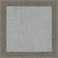 Amanti Art Grey Framed Magnetic Board 25x25 Medium Vision Board by AmantiArt