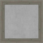 Amanti Art Grey Framed Magnetic Board 25x25 Medium Vision Board by AmantiArt