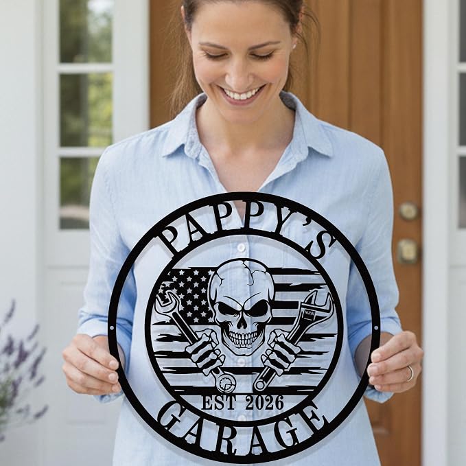 Personalized Garage Metal Sign - Image 3