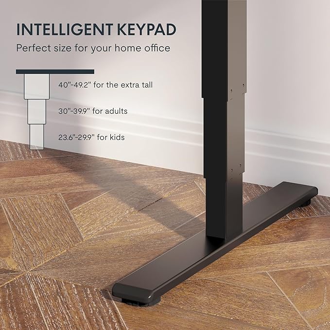 FLEXISPOT E6 3-Stage Dual Motor Electric Standing Desk 48 x 24 Sit Stand Up Desk - Image 3