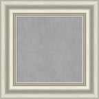 Amanti Art Silver Framed Magnetic Board 18x18 X-Small Vision Board by AmantiArt