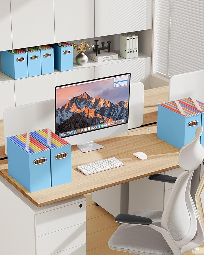 Oterri Cardboard File Organizer Box - Image 3