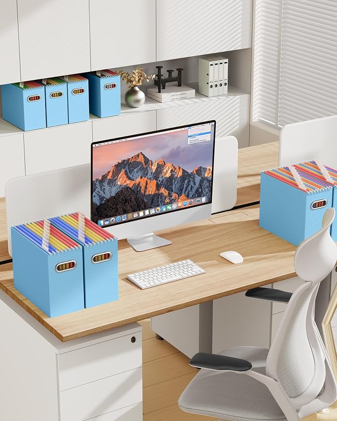 Oterri Cardboard File Organizer Box - Image 3