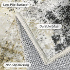 GENIMO Washable Area Rugs for Living Room, 8x10 Modern Non Slip Rugs, Low Pile - Image 8