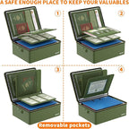 ENGPOW Fireproof Document Box, Hard Fireproof Box - Image 5