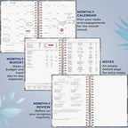 PLANBERRY Large Hourly Schedule Planner Premium – Undated Organizer - Image 4
