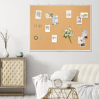 AMUSIGHT Double-Sided Large Cork Board, Vision Board Pin Board Corkboards - Image 7