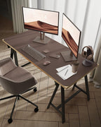 YSAGi Leather Desk Protector, Office Mat, Large Mouse Mat, Non-Slip PU Leather - Image 3