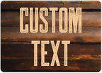 Custom Sign, Custom Street Sign, 11 Font Colors, 13 Font Styles, 4 Hole Options by MySignCenter