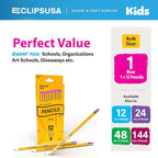 Pre-Sharpened Pencils Bulk, Pencil #2, Number 2 pencils, School Supplies Bulk - Image 2