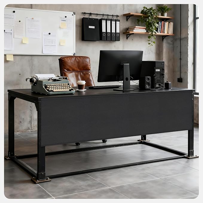 EcoBrisa Under Desk Privacy Panel Self-Adhesive Modesty Panel Stand Up Desk - Image 2