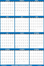 32" x 48" SwiftGlimpse 2026 Wall Calendar Erasable Large XL Wet & Dry Erase - Image 3