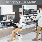 VIVO 36 inch Height Adjustable Stand Up Desk Converter, V Series, Quick Sit to - Image 3