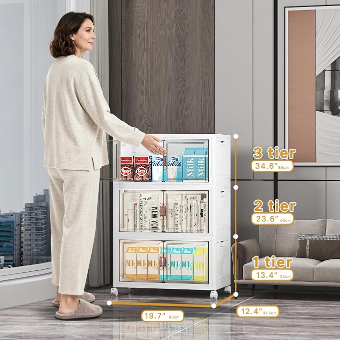 UAMFURI Extra Large Stackable Storage Bins - Image 3