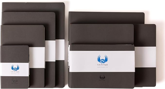Square-Shaped Sketchbook, 10 x 10 inches, Lays Flat Flexible Sketch Book - Image 5