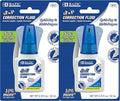 BAZIC Products Correction Liquid 2 in 1, Foam Brush & Precise Metal Tip by BAZICProducts