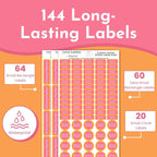 Name Bubbles - Basic Daycare Name Stickers - Image 6
