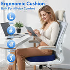 CushZone Seat Cushion, Office Chair Cushions, Car Seat Cushion, Non-Slip - Image 7