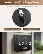 LAND·VOI Locking Wall-Mount Mailbox - Image 2