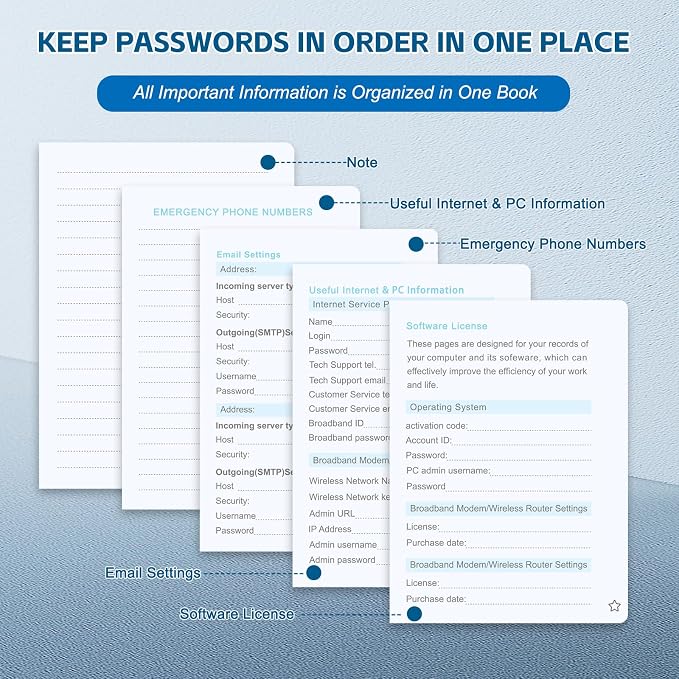 MOSA BEAR Password Keeper Book - Image 6