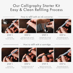 Wordsworth and Black Calligraphy Pen Set - Image 9