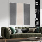 2 Pack 2" Thick Acoustic Panels, 47.24" X 11.81" Fiberglass Wall Panel - Image 2