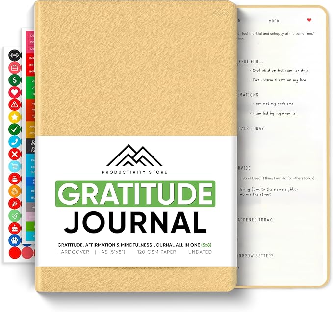 Gratitude & Self-Care Journal by PRODUCTIVITYSTORE