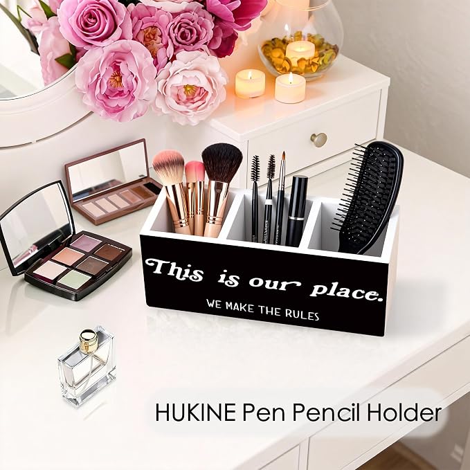 HUKINE This Is Our Place We Make the Rules Pen Holder - Image 3