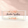 Custom Name Plate for Desk, Desk Name Plate Personalized, Office Decor for by SalaGraphics