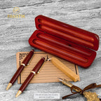 FANSTIK Customized Cherrywood Double Ballpoint Pen Set - Image 7