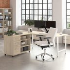 Bush Business Furniture Hustle 72W x 30D Computer Desk and Storage Cabinet - Image 2