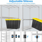 Homdox 4-Tier Heavy Duty Metal Shelves - Image 5