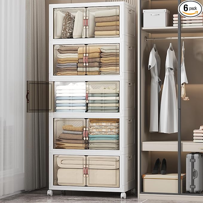 UAMFURI Extra Large Stackable Storage Bins by UAMFURIDirect