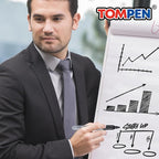TOMPEN Black Permanent Markers Bulk Fine Tip 500 Pack, Use - Image 3
