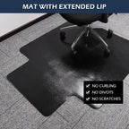 SALLOUS Office Chair Mat for Carpet, Non-Slip Floor Mat - Image 5