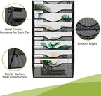 EasyPAG 8 Pocket Mesh Wall File Organizer, Hanging Paper Folder Holder - Image 3