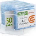 Claev - Horizontal Flexible and Tear Resistant Card Protector - Clear, 4x3 Inch by Claev